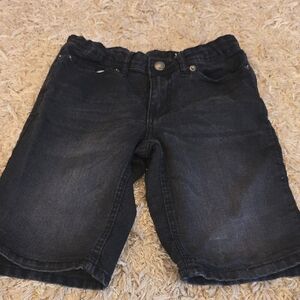 Stylish Black Kids Denim Shorts